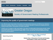 Tablet Screenshot of gosgmp.org